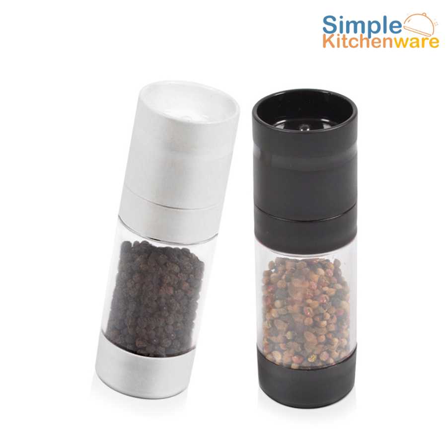 ขวดบดพริกไทย ที่บดพริกไทย เครื่องเทศ Pepper Grinder เฟืองบดเป็นเซรามิก ทำให้ไม่เกิดสนิม Simple Kitchenware