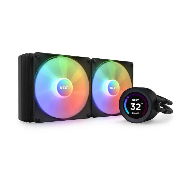 CPU LIQUID COOLER (ระบบระบายความร้อนด้วยน้ำ) NZXT KRAKEN ELITE 280 RGB BLACK