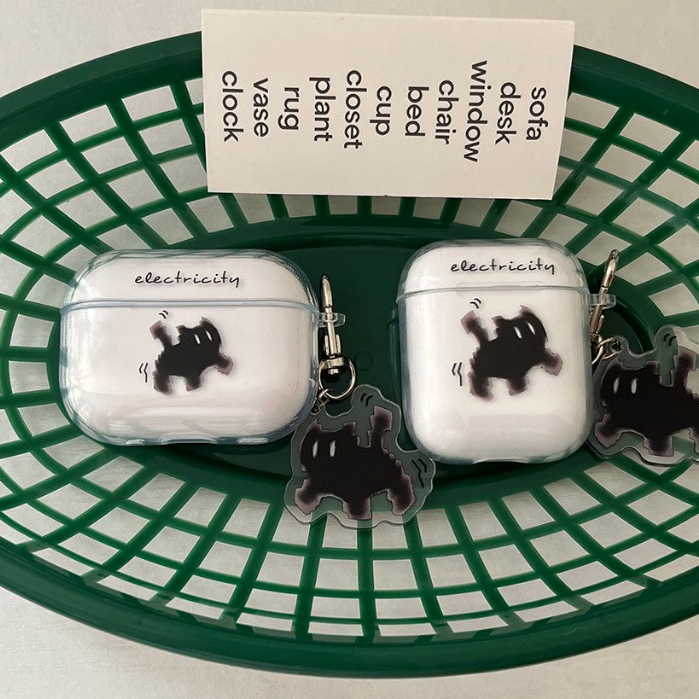 จัดส่งจากไทย เคส Airpods 3 case เรียบง่าย TPU แมวดำ น่ารัก เคสป้องกัน สำหรับ Airpod Pro 2 for case Airpod 1 gen2 Pro