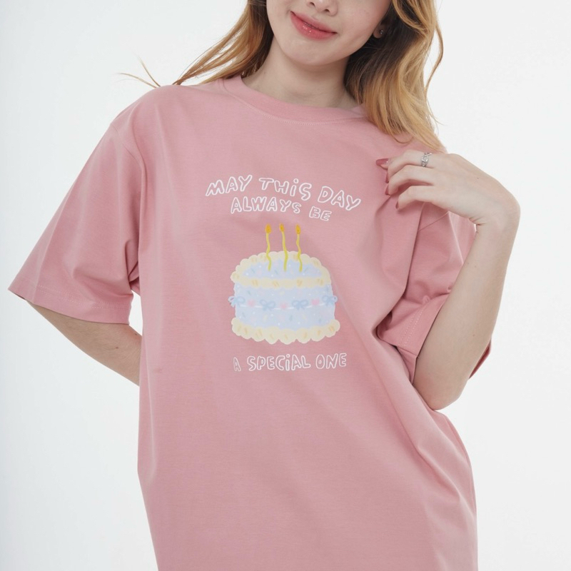 May this day..(cake) - เสื้อยืดโอเวอร์ไซส์ Myyoungs