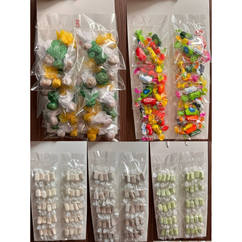 พร้อมส่ง ลูกอมโบราณขึ้นแผง ขนมแผง(1แผงมี10ชิ้น)