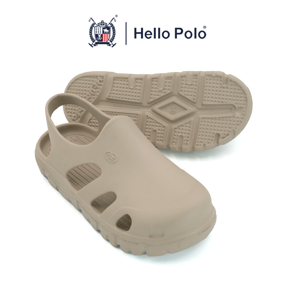 Hello Polo รุ่น HP8035 รองเท้าแตะพื้นนิ่มสำหรับผู้ชายและผู้หญิง รองเท้ารัดส้น Size 36-45