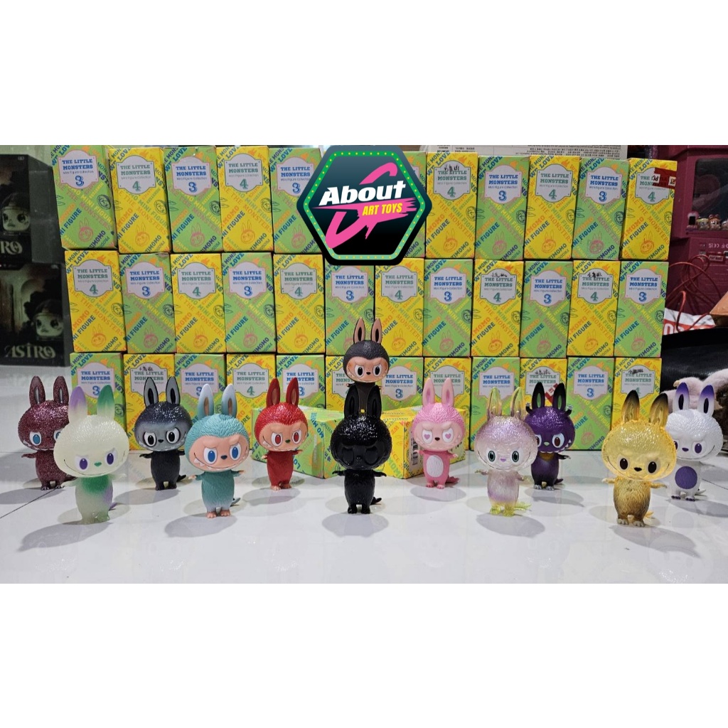 พร้อมส่ง The Little Monsters V.3 V.4  Zimomo Labubu Mini  ของแท้ By Popmart