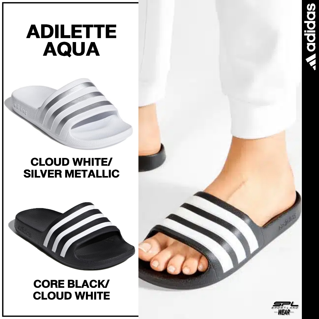 Adidas Collections รองเท้าแตะ สำหรับเด็ก SPF J Sandal Adilette Aqua F35555 / F35556 (700) EOSS