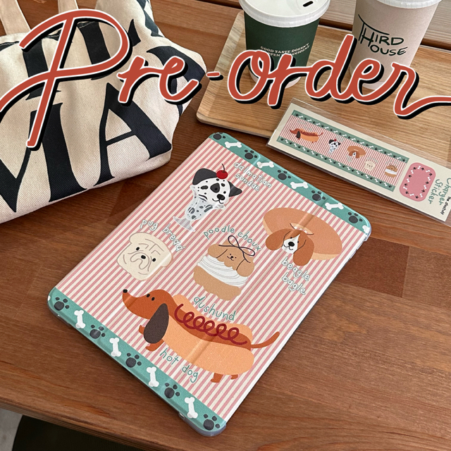 [ Pre-order ] Bakery doggie iPad case by the.stostuff | for iPad Mini 6, Gen 7/8/9/10, Air 3/4/5/6, Pro 11/12.9/13