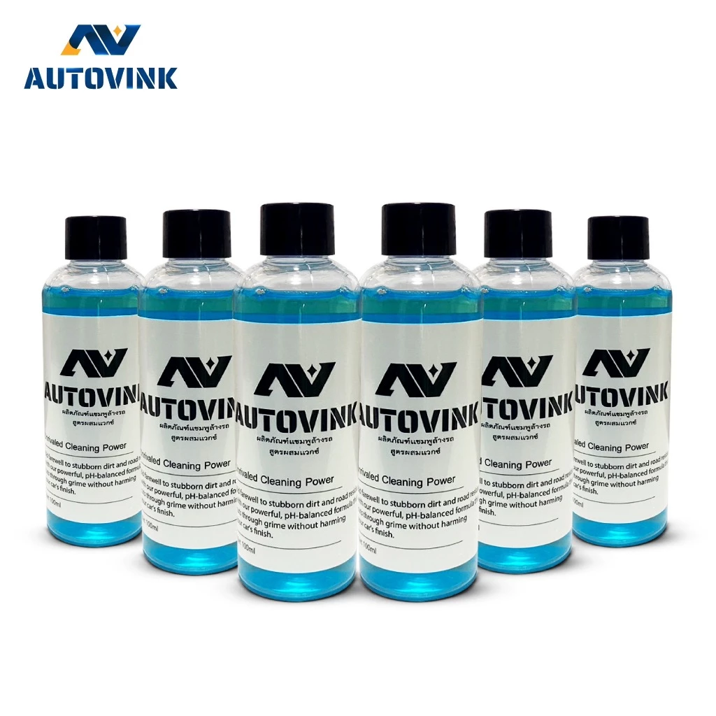 น้ำยาล้างรถ autovink สูตรผสมแวกซ์ เข้มข้นพิเศษฟองโฟมหนานุ่ม ล้างเงางามไม่มีรอยน้ำ ขนาด 100 ml thumbnail 5