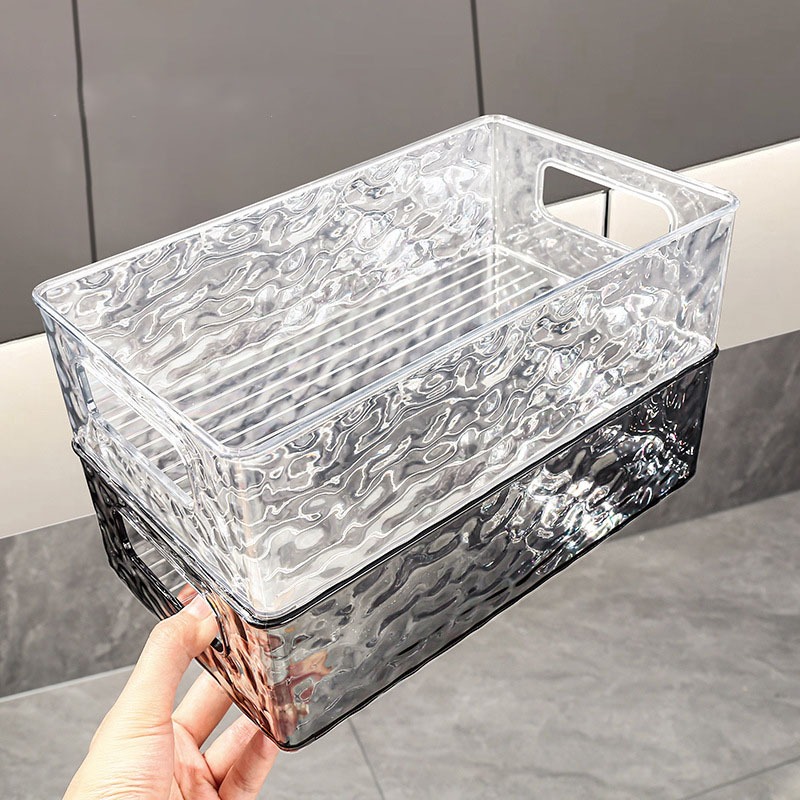 ส่งด่วน กล่องเก็บเครื่องสําอาง กล่องเก็บแบบใสแต่งหน้ากล่องเก็บความงาม ถาดใส่เครื่องสำอางซ้อนกันได้ - รูปที่ 3