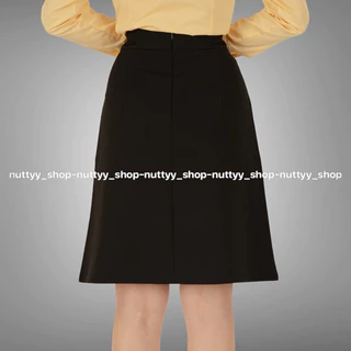 New Arrival กระโปรงผ้าโรเชฟทรงเอขอบมีเอวเรียบยาว 22 นิ้ว(N)