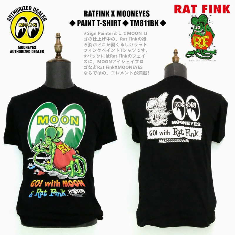 เสื้อยืด RATFINK X MOONEYES