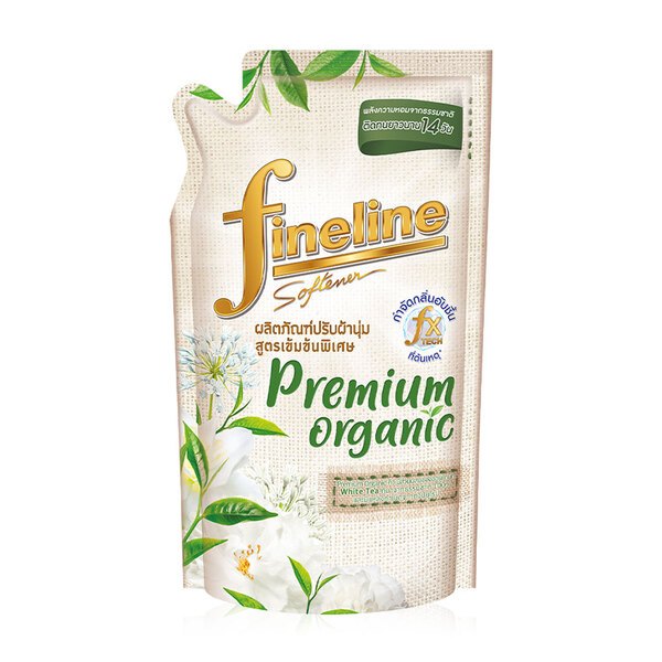 Fineline Fabric น้ำยาประบผ้านุ่ม Softener Concentrated Premium Organic White Tea 490ml