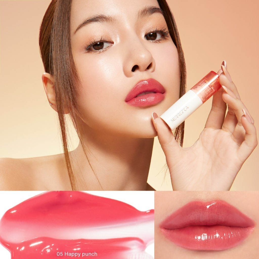 Merrez'ca Water Glow Lip Color (มีทั้งหมด 6 สี) เมอร์เรซกา Merrezca