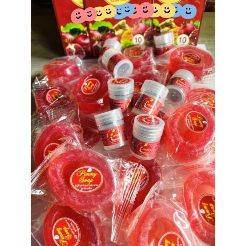 [มีของแถมทุกคำสั่งซื้อ] สบู่ทำความสะอาดจุดซ่อนเร้น พิมมี่รีแพร์ ล็อตใหม่สบู่ก้อนสีแดง สบู่หอมๆ เลยค่า pimmy repair