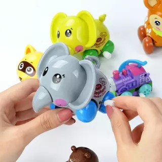 [พร้อมส่ง]ตุ๊กตาการ์ตูนไขลาน การ์ตูนรูปวัว ของเล่นไขลาน หลากหลายสีสันสวยงาม ไม่ต้องใส่ถ่าน (สุ่มสี)