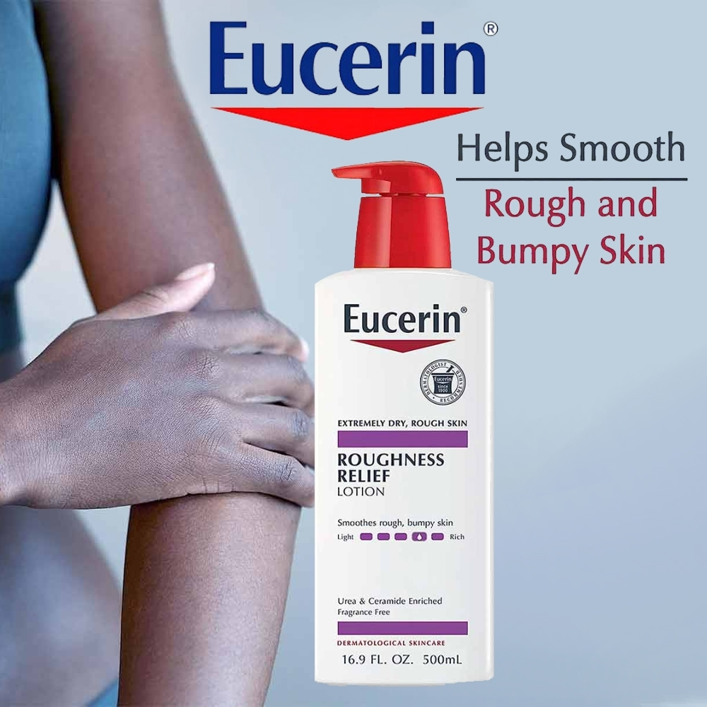 Eucerin Roughness Relief Lotion ยูเซอริน โลชั่นทาผิว ผิวแห้ง มอยเจอร์ไรเซอร์ Moisturizing โลชั่นบํารุงผิว 500ml