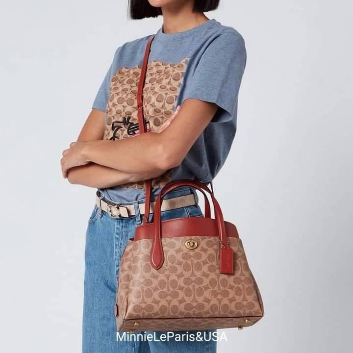 🍁 COACH LORA CARRYALL 30 In Signature Canvas 🍁