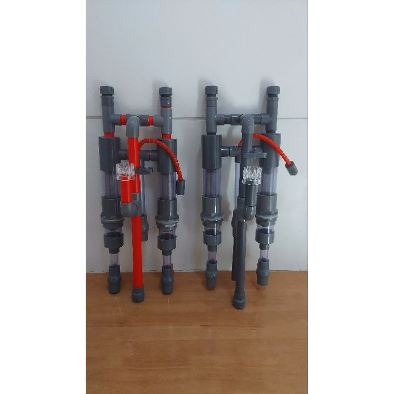 ชุดท่อคู่  25 mm. โอเวอร์โฟล Overflow ไม่ต้องเจาะตู้ แยกเศษขี้ปลาอัตโนมัติ พร้อม Outflow - รูปที่ 5