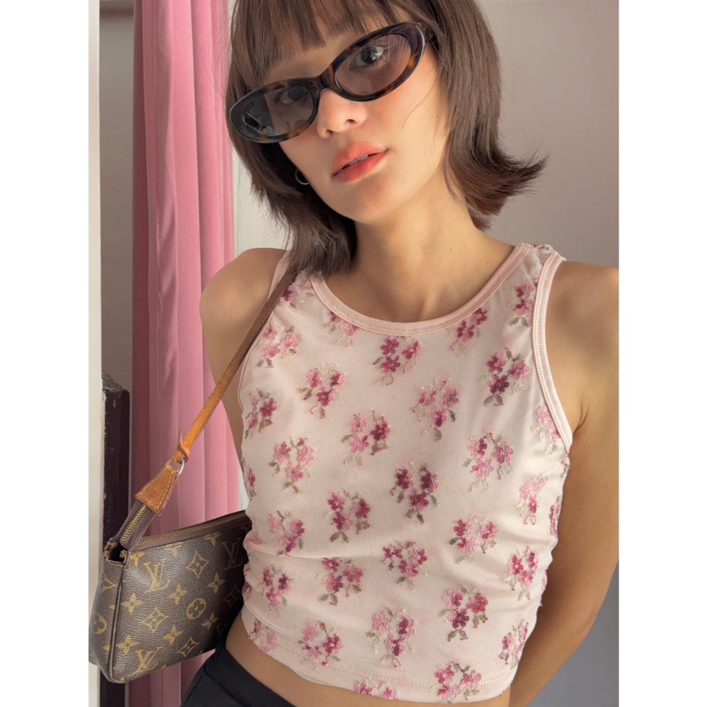 Lollipop tank top เสื้อกล้ามทรงคลาสสิค Highestjump พร้อมส่ง