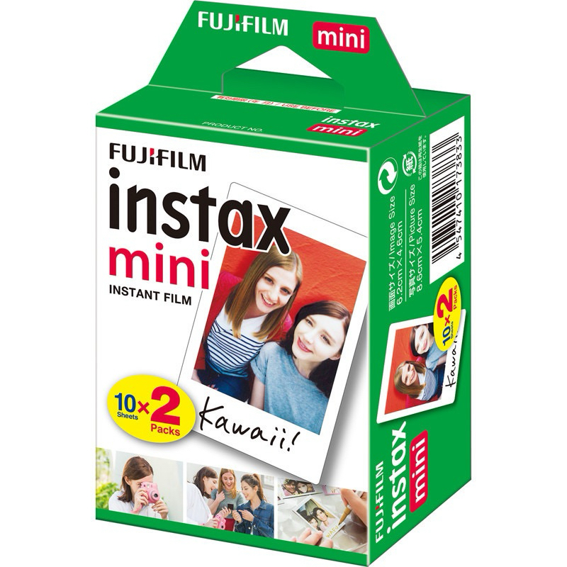 [ของแท้] ฟิล์มกล้องโพลารอยด์ instax mini by FUJIFILM สินค้าพร้อมส่งไม่ต้องพรีออเดอร์