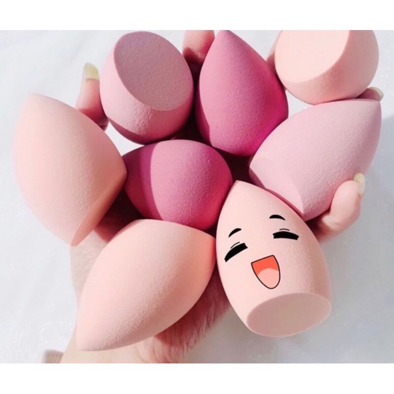 ขายดี ฟองน้ำแต่งหน้า สําหรับแต่งหน้า ฟองน้ำไข่แต่งหน้า ฟองน้ำเกลี่ยรองพื้น ใช้ได้ทั้งแบบแห้งและเปียก 1 ชิ้น