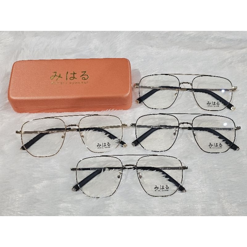 แว่นสายตา みはる (Miharu) รุ่น H5255 พร้อมเลนส์ตัดแสงสีฟ้า 🎁 ส่งฟรี 🎁