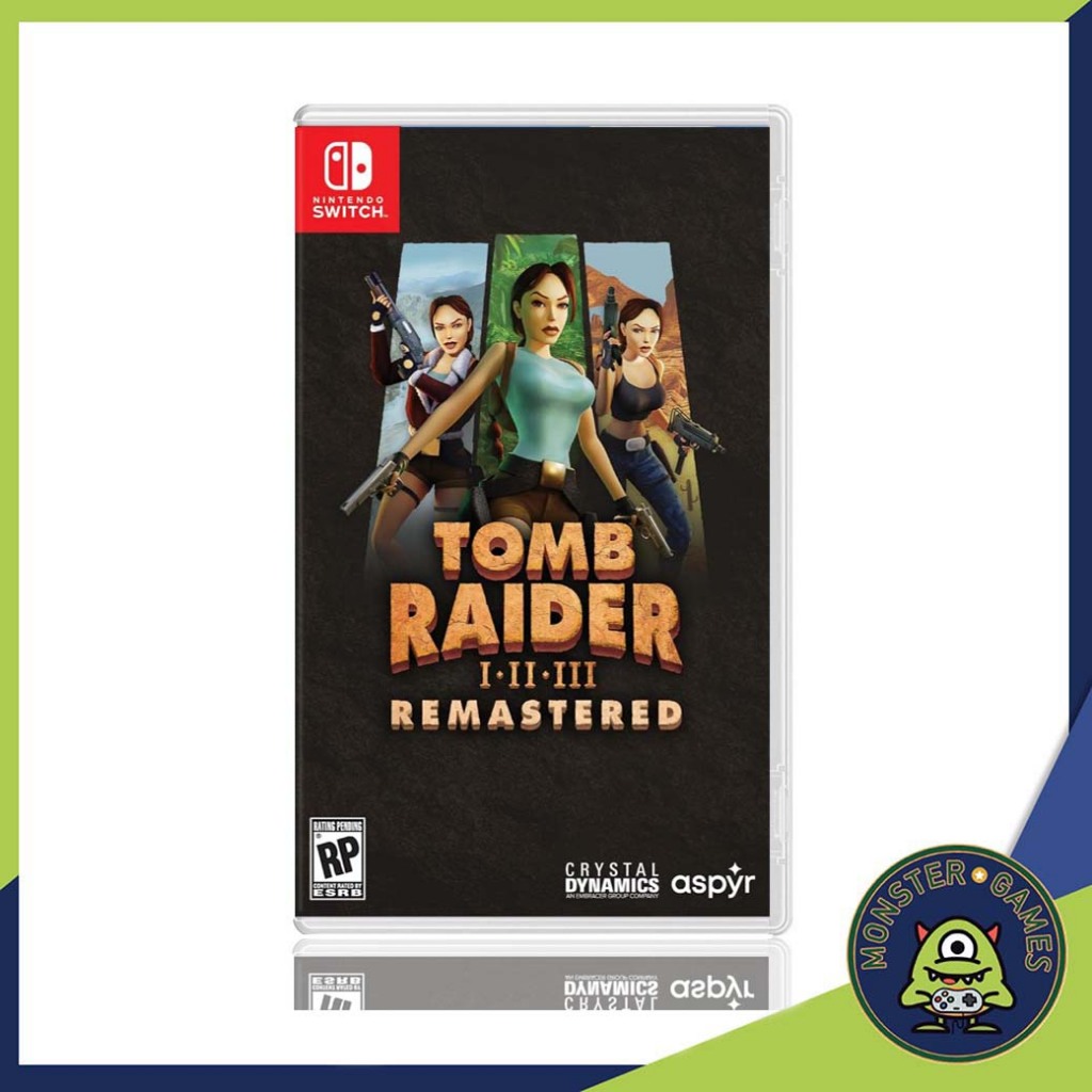 Tomb Raider I-III Remastered Nintendo Switch Game แผ่นแท้มือ1!!!! (Tomb Raider 1-3 Remastered Switch