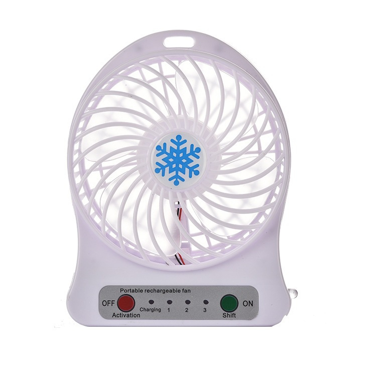 พัดลมมือถือ พัดลมมินิน้อง พัดลม พัดลมตั้งโต๊ะ พัดลมพกพา ปรับความเร็ว 3 พับเก็บได้ Mini Desk Fan - รูปที่ 3