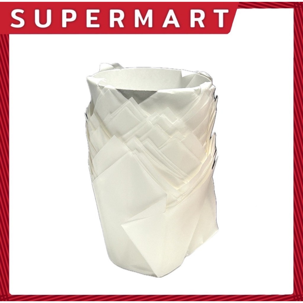 SUPERMART กระทงทิวลิป P0501 สีขาว #2408570