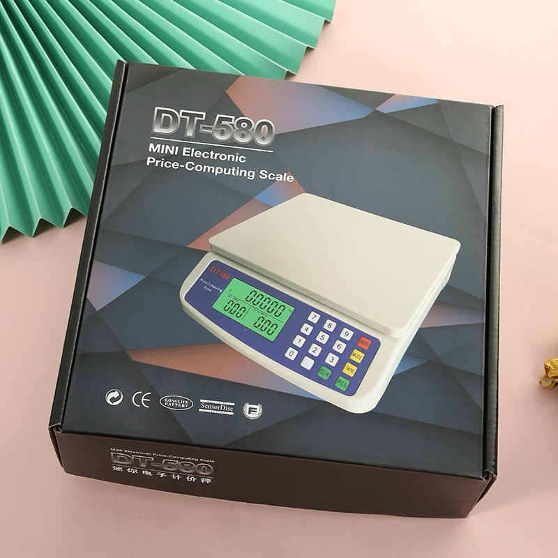 ตาชั่งดิจิตอล เครื่องชั่งน้ำหนักดิจิตอล คำนวณราคาได้ 30 กก. DT-580