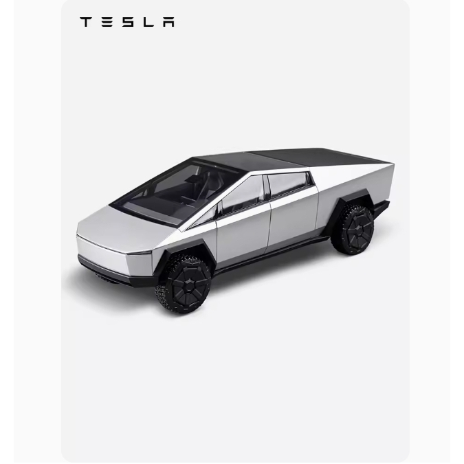 (Pre-Order ของแท้นำเข้า) Tesla 1:18 SCALE CYBERTRUCK DIECAST (car model)
