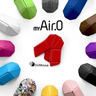 [ส่งจากไทย ประกันศูนย์ไทย] เมาส์ไร้สาย พับได้ Origamimouse แบรนด์ myAir.0 เมาส์ที่เบาและบางที่สุด ดีไซต์ล้ำ เม้า เมาส์