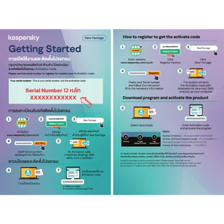 Kaspersky Standard New Package 2 Year 1,3,5 Device (สำหรับผู้ใช้ใหม่)