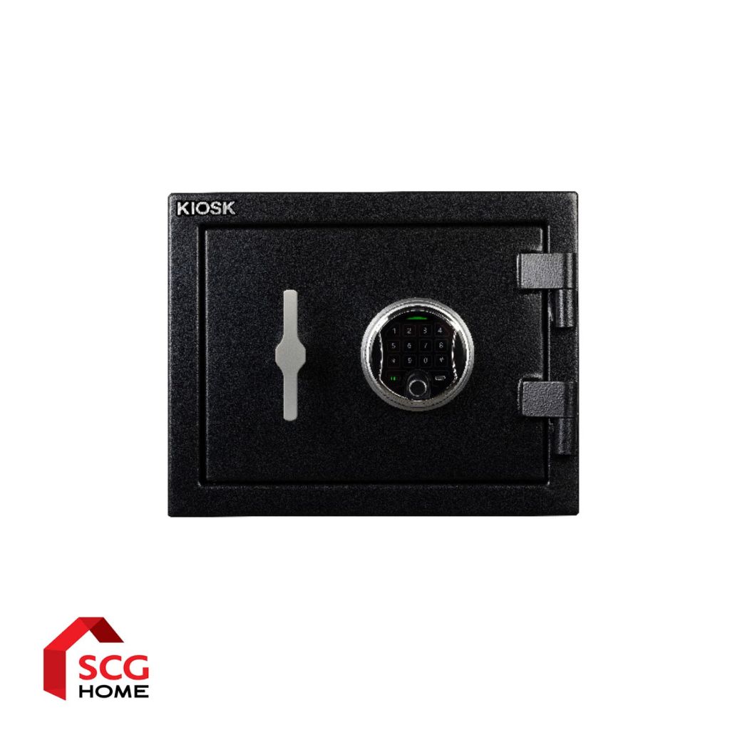 KIOSK ตู้เซฟกันไฟ 22 กก. ระบบแสกนลายนิ้วมือ และรหัสดิจิตอล