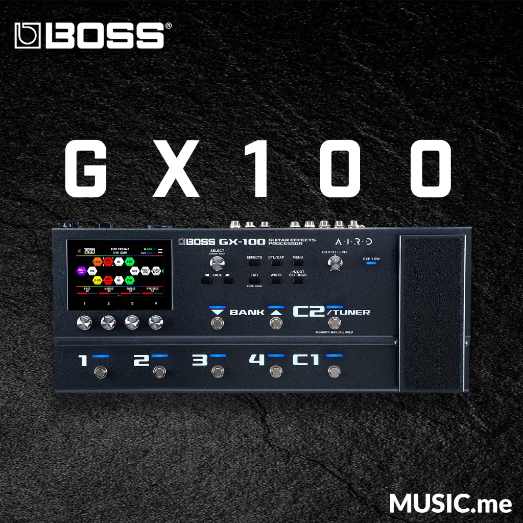 เอฟเฟคกีต้าร์ BOSS GX-100 Guitar Effect Processor I ผ่อน0% นาน10เดือน