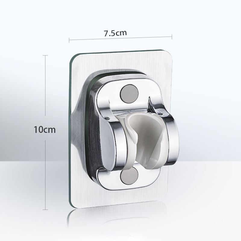 ที่วางฝักบัว ที่แขวนฝักบัว ปรับองศาได้ -ไม่ต้องเจาะผนัง พร้อมตะขอเกี่ยว showerhead holder