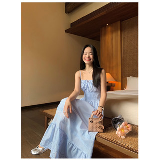 Mogwany พร้อมส่ง **งานตัดร้าน** Tayla Dress มี2สี ขาว,ฟ้า เด…