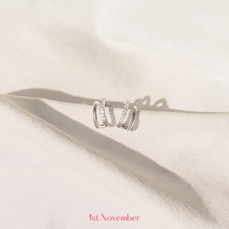 1st.November | ต่างหู Ear cuff เงินแท้ 92.5% มินิมอล