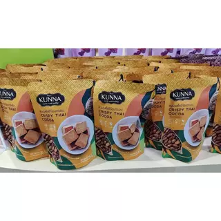 ขนมรสกาแฟอบกรอบ Crispy Thai coffee 25 g 1 ซอง คันนา KUNNA