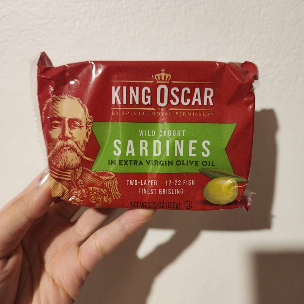 พร้อมส่ง !! King Oscar Virgin Olive Oil 2 Layers 106g