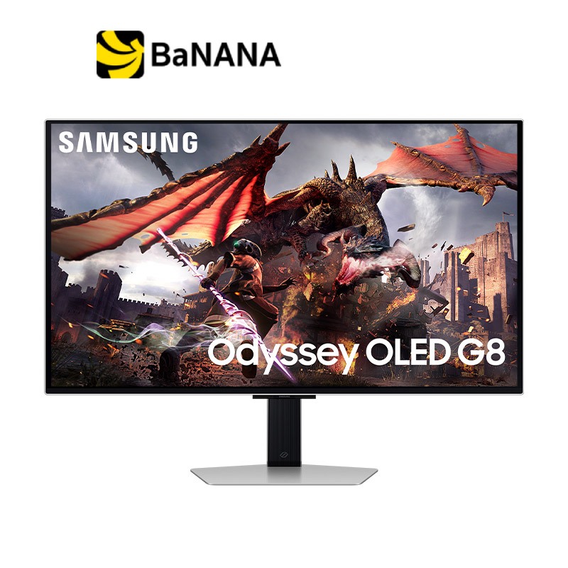 จอมอนิเตอร์ SAMSUNG Odyssey G8 LS32DG802SEXXT Gaming Monitor (OLED 4K 240Hz) by Banana IT