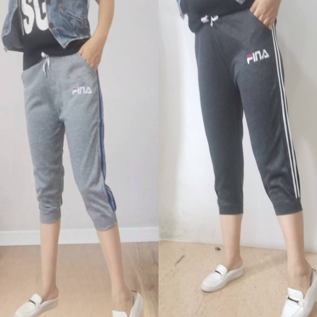 กางเกงขา7ส่วน ของมาใหม่ ผ้าวอร์มผ้ายืดเอว25-34ใส่ได้-ขาปลาย 2ตัว99บาท-103