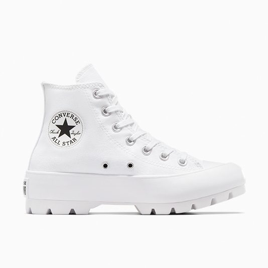 Converse รองเท้าผ้าใบ รุ่น CTAS LUGGED HI WHITE - 565902CF_U4WTXX สีครีม ผู้หญิง