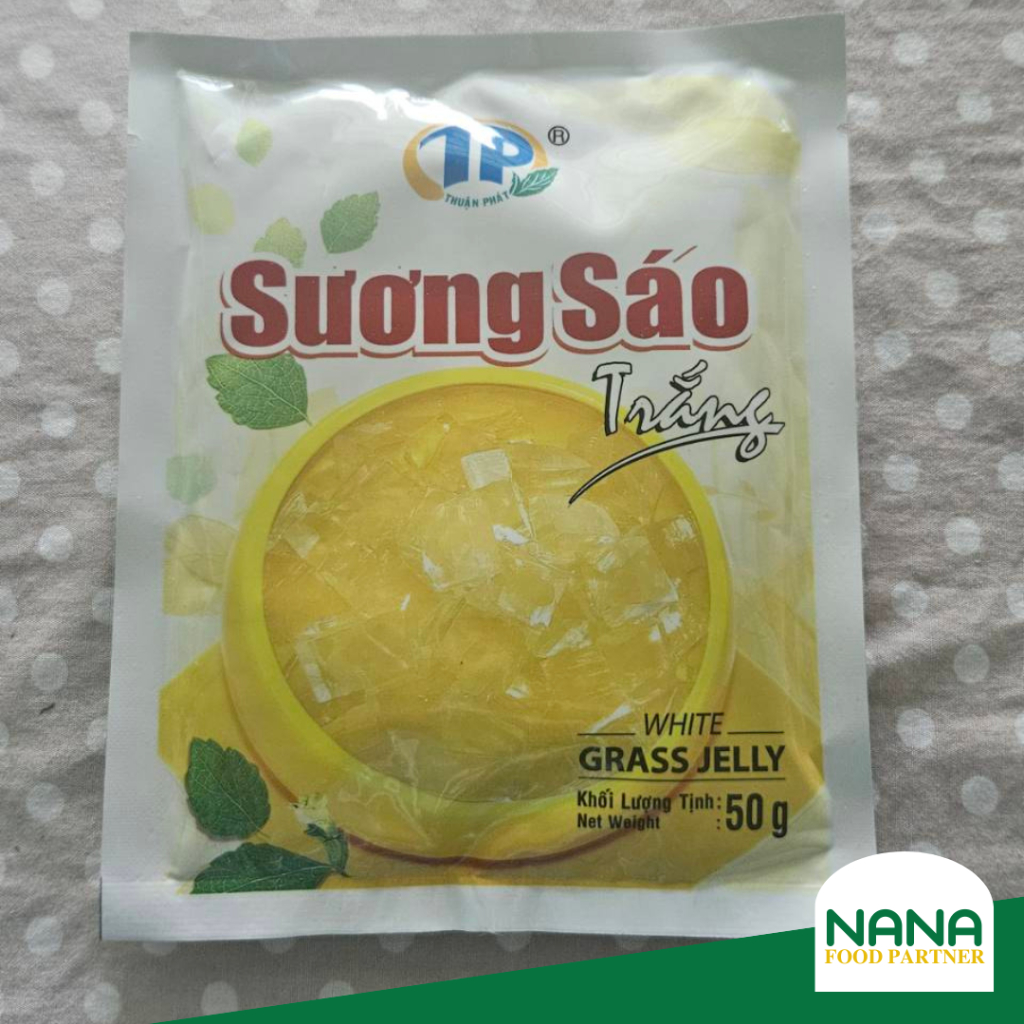 ผงเฉาก๊วย White Grass Jelly แบบไม่มีน้ำตาล เวียดนาม [50 g.]