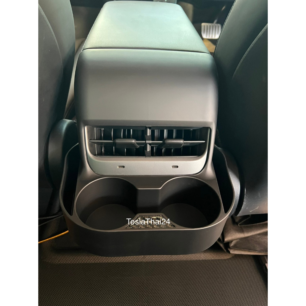 Cup Holder Air Outlet ที่วางแก้วตรงช่องแอร์ด้านหลัง สำหรับ Tesla Model3/Y (2021-2023)