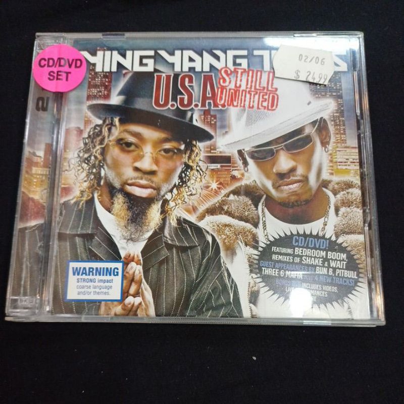 Cd ซีดีเพลง YING YANG TWINS ; U.S.A. Still United [1CD+1DVD]*