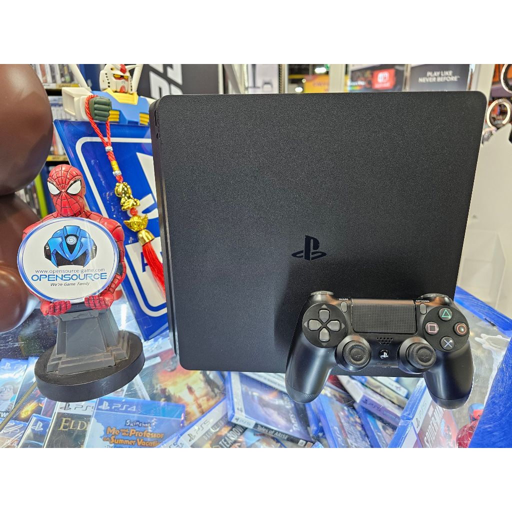 [มือสองสภาพนางฟ้า]Playstation: เครื่องเกม PS4 Slim (CUH-2006A B01) - 500GB ใช้งานได้ปรกติ