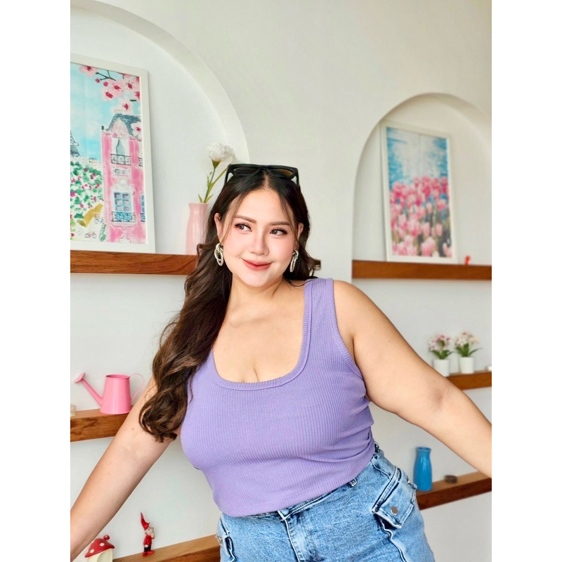 Tank Top เสื้อกล้ามเบสิค ทรงสวย อก 40-60“ - รูปที่ 4