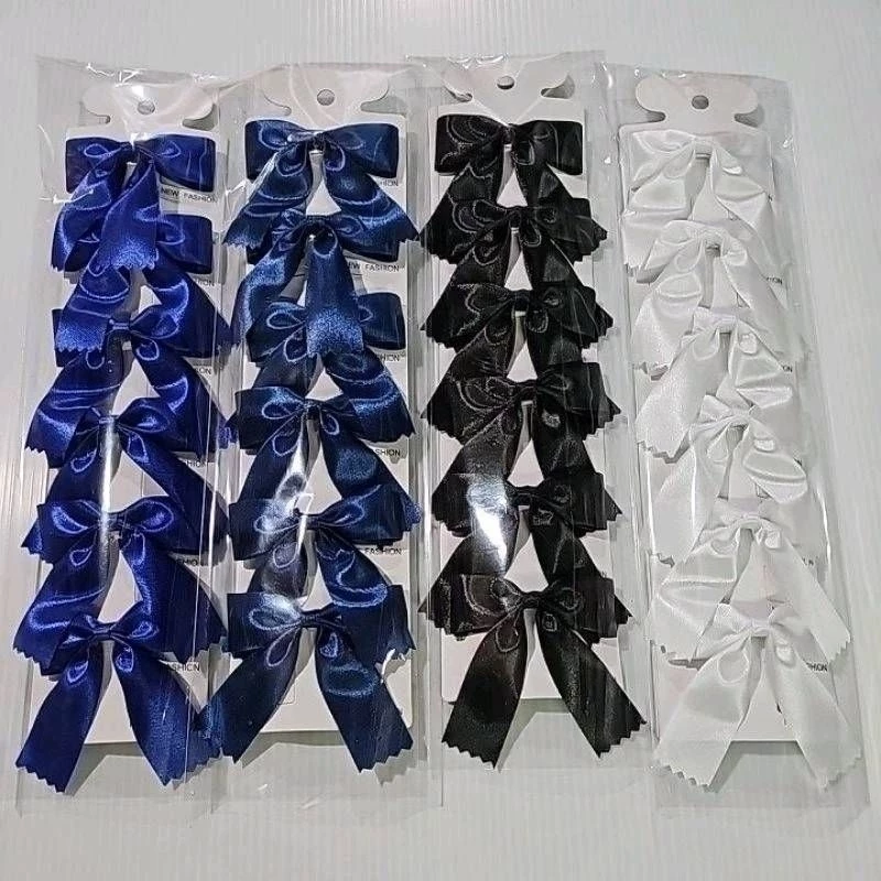 🎀มีรายละเอียดอ่านก่อนสั่งโบว์นักเรียน โบว์ติดผมแผงละ6ชิ้น ขนาดเล็กและขนาดกลาง