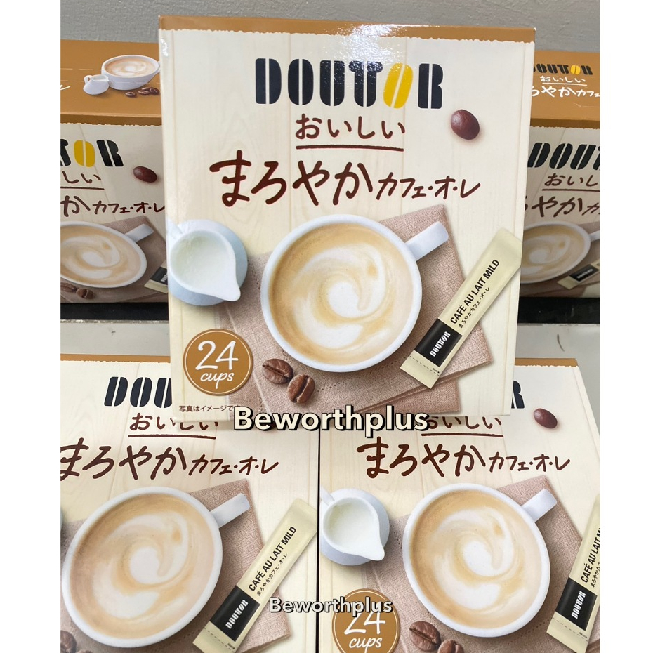 [พร้อมส่ง] Doutou Mellow Cafe au lait 13g x 24P กาแฟกึ่งสำเร็จรูปรสกลมกล่อมจากร้าน Doutor's cafe au lait