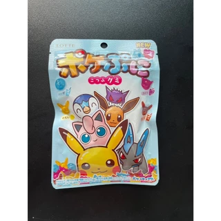 Lotte Pokepuni Gammy ลอตเต้โปเกปูนิกัมมี่โปเกม่อนรวม 4 รสชาติ อร่อยหนึบๆหนับๆ ขนาด 80 g.