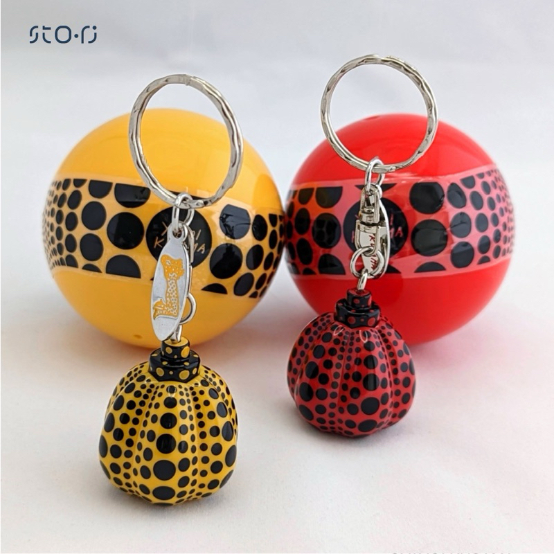 【NEW พร้อมส่ง】พวงกุญแจ Yayoi Kusama - 3D Pumpkin / From 🇯🇵 Japan